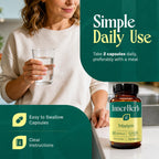InnerHerb Tributyrin 250mg Supplement | Single Ingredient Tributyrin | 90 Vegan Capsules | Clean Label | Unflavored | 1 Capsule Daily | 90-Day Supply