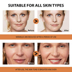VGO Vitamin C Serum for Face, Vit C Anti Aging Serum with Hyaluronic Acid & Vitamina E, Deep Hydration Facial Care for All Skin Types, 2.02oz / 60ml