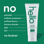 Hello Naturally Whitening Anticavity Fluoride Toothpaste, 5 Oz Tube, Natural Whitening Toothpaste with Coconut Oil, Whitens Naturally and Helps Remove Surface Stains, SLS Free, Vegan, Mint, 3 Pack