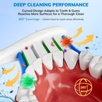 Replacement Toothbrush Heads for Philips Sonicare - 16 Pack Soft Gentle Bristles Compatible with Most Sonicare Click-On Electric Toothbrushes (White)