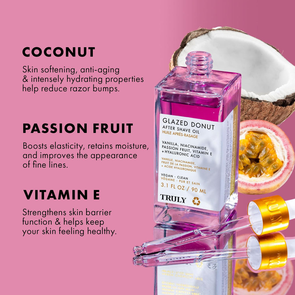 Truly Beauty Glazed Donut After Shave Oil Jumbo