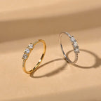 LAVALE Round Cut Moissanite Wedding Band for Women, Brilliant D Color VVS1 Clarity Classic Lab Created Diamond Wedding Ring 18K White Yellow Rose Gold Vermeil 4 Claw Knife Edge Moissanite Rings