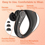 Hearing Aids, OTC Hearing Aids for Seniors with Bluetooth, Hearing Aid Rechargeable with Noise Cancellation, Hearing Amplifier for Moderate Hearing Loss (Black)