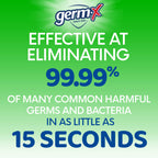 Germ-X Advanced Hand Sanitizer with Aloe and Vitamin E, 1 Liter, Less Drying Moisturizing Gel, No Rinse Formula, Pump Bottle