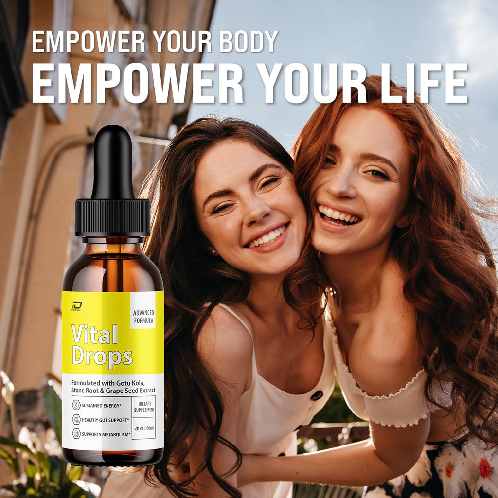 Vital Drops Healthy Formula – VitalDrops All Natural Healthy Levels - Extra Strength VitalDrop Liquid Drops, Reviews (1 Pack – 1 Month Supply)