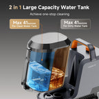 Uwant Carpet Cleaner Machine with Steam&Hot&Cold Water System 18Kpa Powerful Suction Upholstery Cleaner Machine with Pet Pro Cleaner for Pets, Carpet Steam Cleaner Set of 1