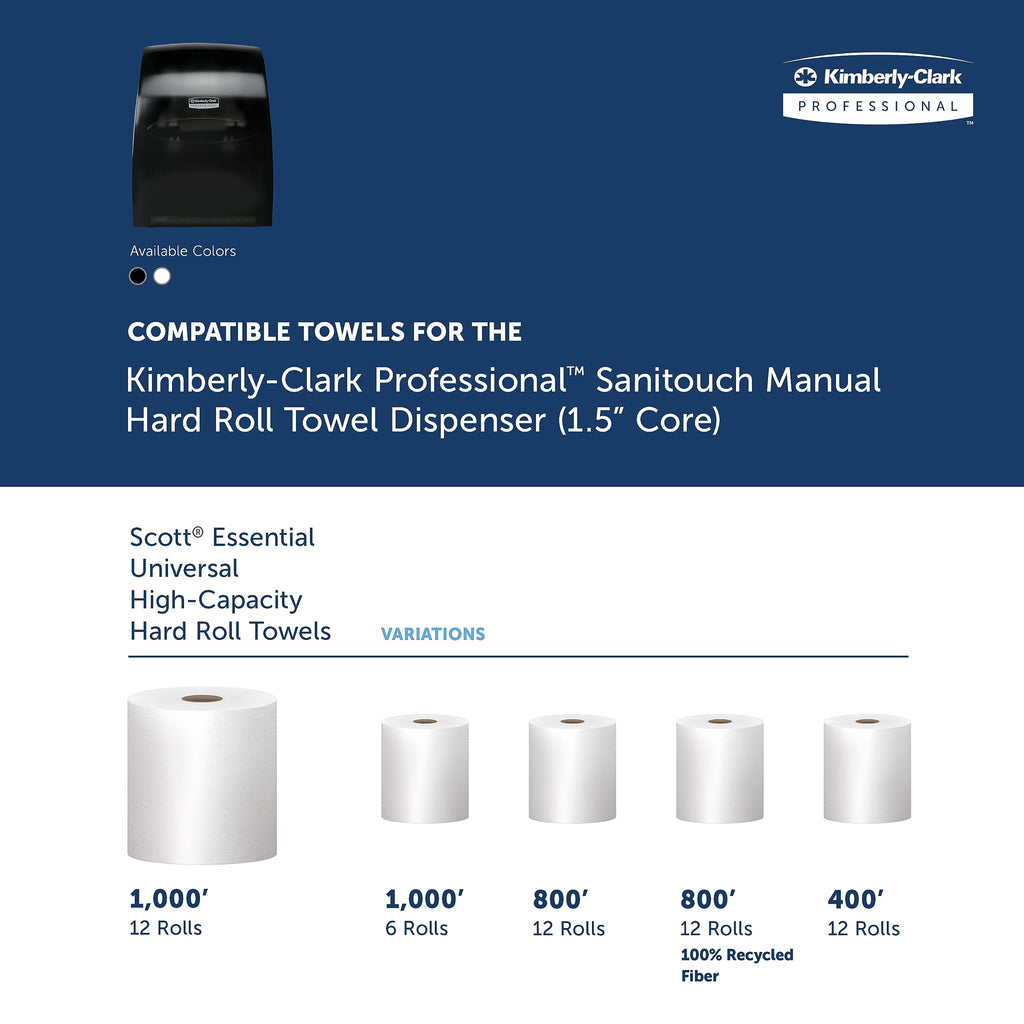 Kimberly-Clark Professional Manual Hard Roll Paper Towel Dispenser (09990)