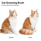 Aumuca Cat Brush for Shedding, Cat Brushes for Indoor Cats, Cat Brush for Long or Short Haired Cats, Cat Grooming Brush Cat Comb for Kitten Rabbit Massage Removes Loose Fur