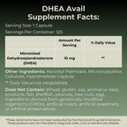 MYOXCIENCE DHEA Avail | Absorption Enhanced DHEA | 10mg, 120 Servings