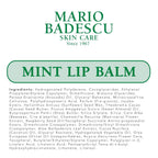 Mario Badescu Moisturizing Mint Lip Balm for Dry Cracked Lips, Infused with Coconut Oil and Shea Butter, Ultra-Nourishing Lip Care Moisturizer for Soft, Smooth and Supple Lips, 3 Pack