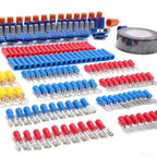 WORKPRO 582-Piece Heat Shrink Wire Connectors Kit, Electrical Wire Terminals, Electrical Repair Kit with Wire Cutter Stripper Crimping Tool