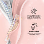 FACESCANADA Strobe Cream - Rose Gold | with Shea Butter & Hyaluronic Acid | Hydrating & Illuminating Makeup | for Radiant Dewy Skin | 1.01 Fl Oz (30ml)