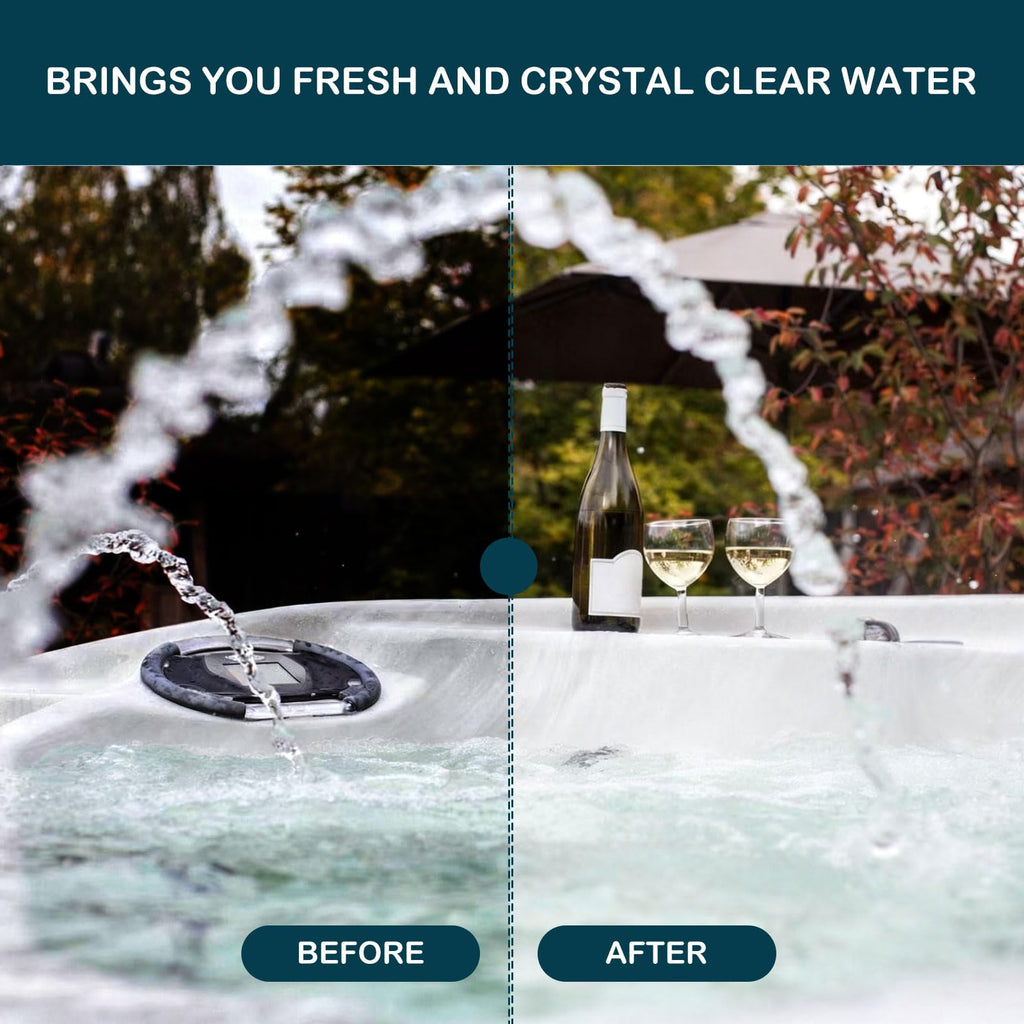 Nayoku Mineral Cartridge Replacement Compatible with Frog @Ease in-Line SmartChlor Mineral Cartridge System for Marquis, Caldera, Artesian & Hot Springs Spas CYA Free, for up to 600 Gallons (4 Pack)