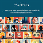 AncestryDNA + Traits Genetic Test Kit: Personalized Genetic Traits, DNA Ethnicity Test, Origins & Ethnicities, Complete DNA Test, Ancestry Reports