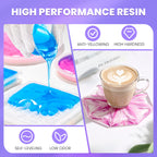 LET'S RESIN 34oz Crystal Clear Epoxy Resin, Casting Resin for Beginners