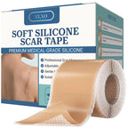 VLXO Silicone Scar Tape Roll (60" x 1.6") for Surgical & C-Section Scars