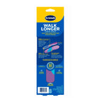 Dr. Scholl's Walk Longer Insoles for Women - Comfortable Plush Foam Cushioning Inserts for Walking, Hiking, Standing on Feet All-Day with Arch Support - Walk 50% Longer Without Muscle Fatigue: 2 Pairs