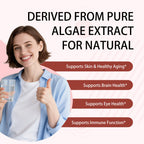 ZERIA Astaxanthin 12mg, 150 Softgels - Natural Microalgae Antioxidant for Eye, Skin & Immune Support, 4-Month Supply(1pcs)