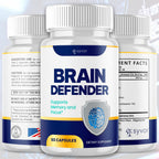 (2 Pack) Brain Defender Supplement Pills, Official Brain Defender Advanced Formula Nootropic Capsules, All Natural Health and Wellness Support Formula Maximum Strength Braindefender (120 Capsules)
