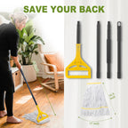 KeFanta 2 Pack Commercial Mop Heavy Duty,Industrial String Cotton Wet Mops