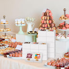 WINKIO Cookie Boxes with Window, Small Bakery Boxes for Dessert Pastry