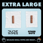 DUDE Wipes Fragrance Free Hemorrhoid Flushable Wipes - 3 Pack (144 Count) - Extra-Large, Medicated with Witch Hazel for Soothing Relief - Septic and Sewer Safe