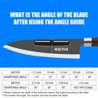BABOSTOW Premium Whetstone Knife Sharpening Stone 2 Side Grit 1000/6000 Waterstone- Whetstone Knife Sharpener & Honing Stones - NonSlip Bamboo Base & Angle Guide