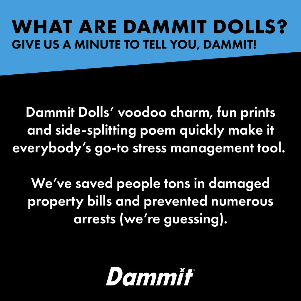 Dammit Doll - Limited Edition - Dammit Life Aquatic Doll - Stress Relief, Gag Gift