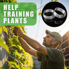 WILLBOND 350 Feet Plants Trellis Training Wire 2 Rolls Trellis Wire for Climbing Plants for Garden Fence