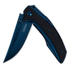 Kershaw Outright Pocket Knife, Blue, 3 Inch Trailing Point Blade