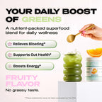 Kiala Nutrition Super Greens, Organic Greens Powder with Spirulina & Chlorella for Digestion, Gut Health, Immunity, Adaptogens, Energy, Gluten Free, Vegan, Sugar Free, Lemon Drop, 30 Servings