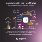 Philips Hue A19 LED Smart Light Bulbs - Flicker-Free 75w Light Bulbs - Control with Hue App - Compatible with Alexa, Google Assistant, and Apple HomeKit - E26 Base - 2 Pack