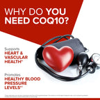 Qunol Ultra CoQ10 100mg, 3x Better Absorption, Patented Water and Fat Soluble Natural Supplement Form of Coenzyme Q10, Antioxidant for Heart Health, 120 Count Softgels