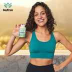 Mood Support Supplement - Daily Herbal Happiness, Energy and Focus Formula with Saffron, Omega 3 Fatty Acids, Turmeric, Rhodiola Rosea, Probiotics, L-Theanine, Magnesium and Ashwagandha - 60 Capsules