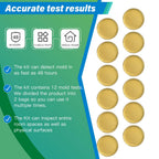 Mold Test Kit for Home - 12 Simple Detection Tests,Test HVAC System,Home Surfaces,& Indoor Air Quality Testing Kits,DIY Mold Detector at Home,Includes Detailed Mold Identification Guide,air Tester