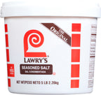 Lawrys Seasoned Salt, 5 lb - One 5 Pound Container of All-Purpose Seasoned Salt Made With Perfect Blend of Salt, Garlic, Turmeric, Celery, Paprika and Other Spices