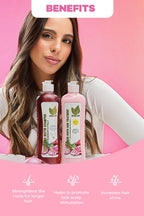 Natural Sant Onion & Rosemary Shampoo & Leave-In Treatment Set with Biotin