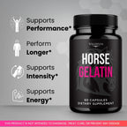 Valdivia (5 Pack) Horse Gelatin Capsules - Official HorseGelatin Supplement, Premium Formula, Natural Vitamins for Health & Wellness - 300 Capsules for 5 Months