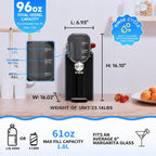 SYINTAO 2-in-1 Slushie & Soft Serve Ice Cream Maker, No-Ice-Needed Frozen Drink Machine with LED Display, 6 Preset Modes, Auto-Clean & Delay Timer – Gift for Family