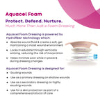 ConvaTec AQUACEL Extra 4"x5" Hydrofiber Absorbant Dressing for Moderate to Highly Exuding Wounds, Non-Woven Two-Dimensional Strengthening Fibers, Rectangle, 10ct Box