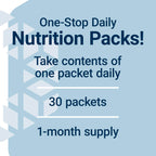 Life Extension Comprehensive Nutrient Packs Advanced, Curcumin, Fish Oil, multivitamin, CoQ10, multis and Supplements, 30 on-the-go Packets, Gluten-Free, Non-GMO