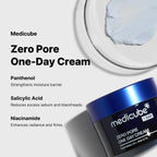 medicube Zero Pore One-Day Cream - Moisturizer for Pore & Oily Skin