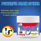 BELL BIRDCrystal Lye Drain Opener,Lye Sodium Hydroxide,Unclogs Bathroom and Kitchen Sinks,Drains,Shower Pipes (2PSC)