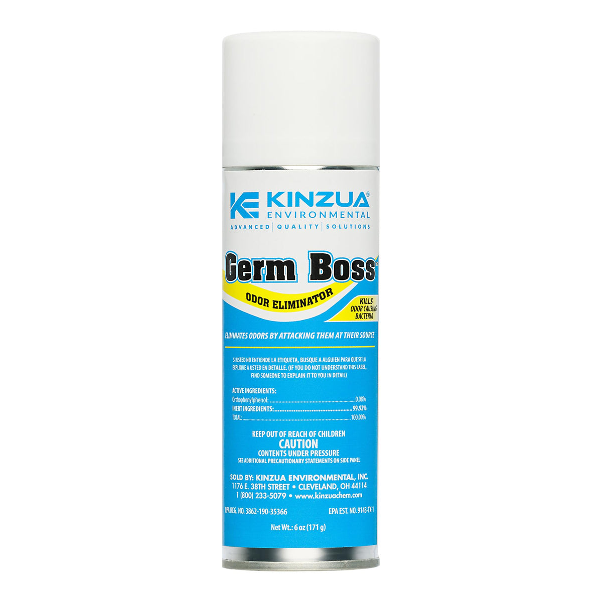 Germ Boss Odor Eliminator Fogger, Fresh, 6 oz, Covers 1,000 cu ft