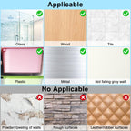 Vivinin 30 Pack Clear Reusable Adhesive Wall Hooks - 33lb(Max) No Damage Waterproof Oilproof for Bathroom, Home, Kitchen, Office and Outdoor