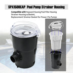 XQK SPX1500CAP Pump Strainer Housing w/Basket Compatible with Hayward Strainer Pump Housing Power-Flo LX SP1580,SP1580. EP1500LX Filter Pumps Replacement Filter Shell, SP1520UN Strainer Pumps Body