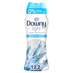 Downy Light Laundry Scent Booster Beads, Ocean Mist Scent, 12.2 OZ, In-wash fabric beads designed to be gentle with a light boost of scent, No Heavy Perfumes