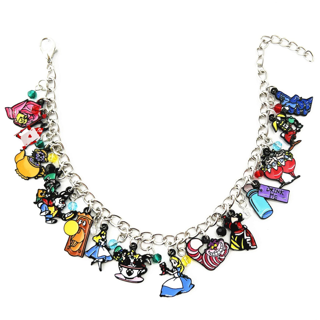 HYTAIBB Alice Wonderlnd Bracelet Charm Alices Bracelet Gifts for Woman