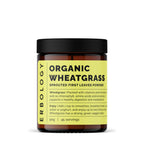 Erbology Organic Wheatgrass Powder 3.2 oz - 45 Servings - Body Cleansing and Gut Health Support - Rich in Chlorophyll and Iron - Sustainably Sourced in Europe - Small Batch - Vegan - GMO-Free
