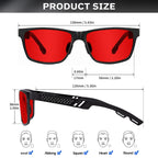 ANYLUV Blue Light Blocking Glasses Men Computer Gaming Glasses Lightweight Al-Mg Metal Anti Eyestrain Eye Protection